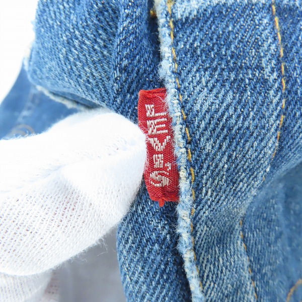 実際に弊社で買取させて頂いたLEVI'S/リーバイス ボタン裏刻印8 ビッグE 505-0217 TALONジッパーフライ デニムパンツ/W36L34の画像 4枚目