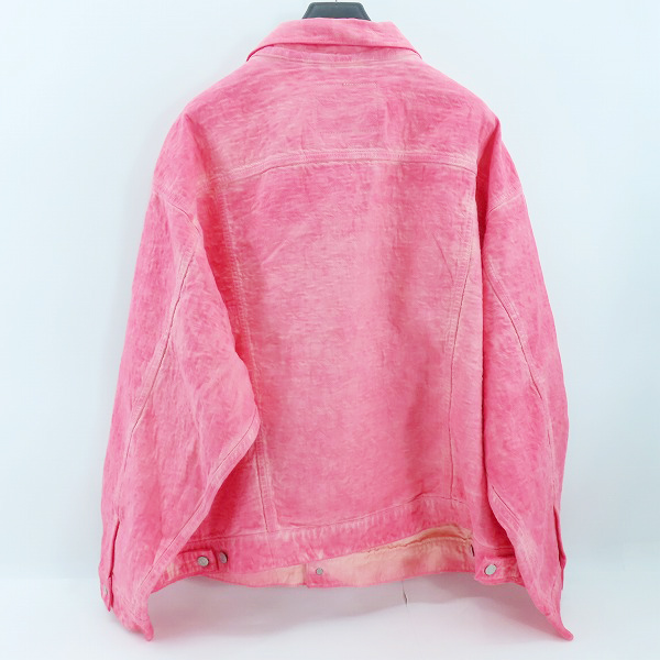実際に弊社で買取させて頂いた【未使用】STUSSY × LEVI'S/ステューシー × リーバイス 23AW DYED JACQUARD TRUCKER JACKET/ダイドジャケット/XXLの画像 1枚目
