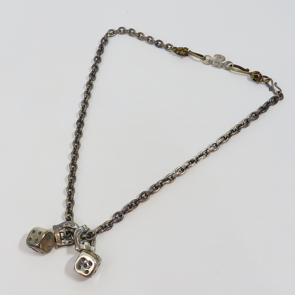 実際に弊社で買取させて頂いた（1）GANGSTERVILLE/ギャングスタービル × galcia/ガルシア DICE TOP/CHIAN SET/ダイス ネックレスの画像 7枚目