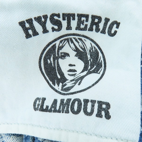 実際に弊社で買取させて頂いたHYSTERIC GLAMOUR/ヒステリックグラマー 総柄 デニムパンツ 0219AP15/32の画像 2枚目
