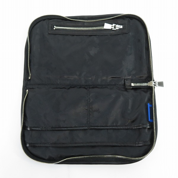 実際に弊社で買取させて頂いたaniary/アニアリ 裏地カモフラ柄 レザー セカンドバッグ/クラッチバッグの画像 3枚目