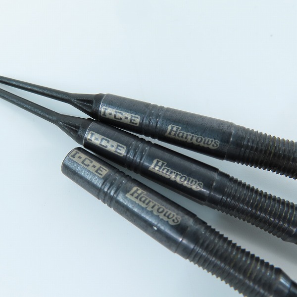 実際に弊社で買取させて頂いたHarrows/ハローズ BLACK ICE/ブラックアイス Snow/スノー ダーツバレルの画像 2枚目
