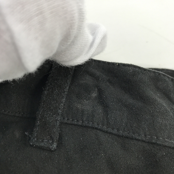 実際に弊社で買取させて頂いたISAMU KATAYAMA BACK LASH/イサムカタヤマ バックラッシュ カンガルーレザー パンツ 1409-05/Mの画像 6枚目