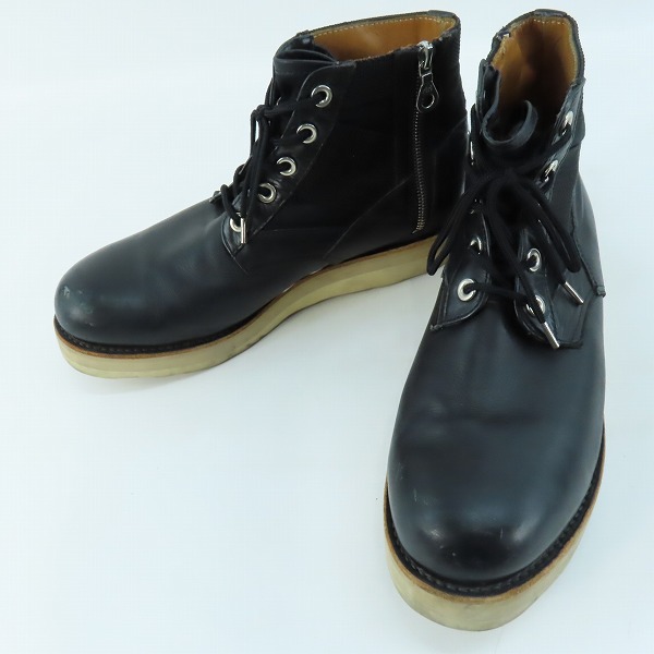 実際に弊社で買取させて頂いたmastermind JAPAN/マスターマインド ジャパン ハイカット ジップアップ レザー ブーツ