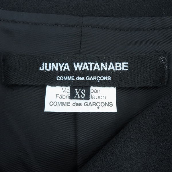 実際に弊社で買取させて頂いたJUNYA WATANABE COMME des GARCONS/ジュンヤワタナベコムデギャルソン ダブルライダースワンピース JL-O030/XSの画像 2枚目