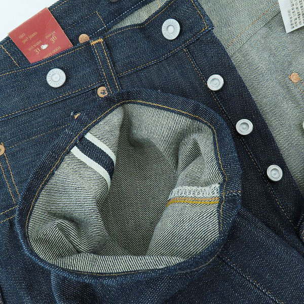 実際に弊社で買取させて頂いた【未使用】LEVI'S/リーバイス LVC 501XX 19221-0001 シンチバック リジッドデニム/W31/L36の画像 2枚目