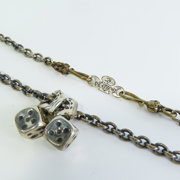 実際に弊社で買取させて頂いたGangsterville×galcia/ギャングスタービル×ガルシア DICE TOP/CHIAN SET/ダイス ネックレス