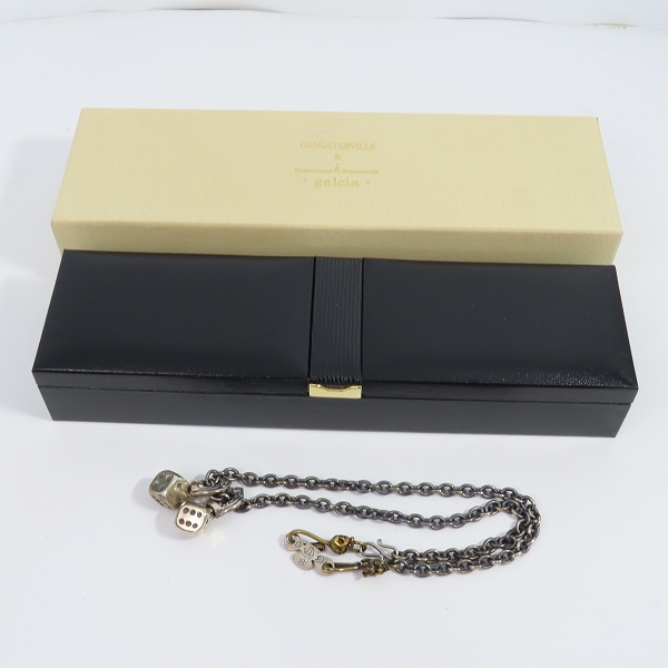 実際に弊社で買取させて頂いた（5）GANGSTERVILLE/ギャングスタービル × galcia/ガルシア DICE TOP/CHIAN SET/ダイス ネックレスの画像 8枚目