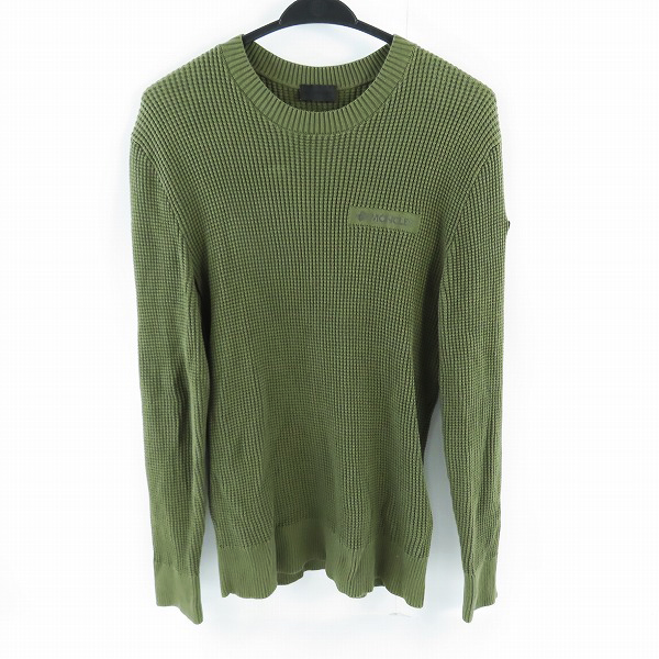 実際に弊社で買取させて頂いた【JPタグ】MONCLER/モンクレール GIROCOLLO TRICOT 長袖ワッフル ニットセーター I20919C00007 M1367/M