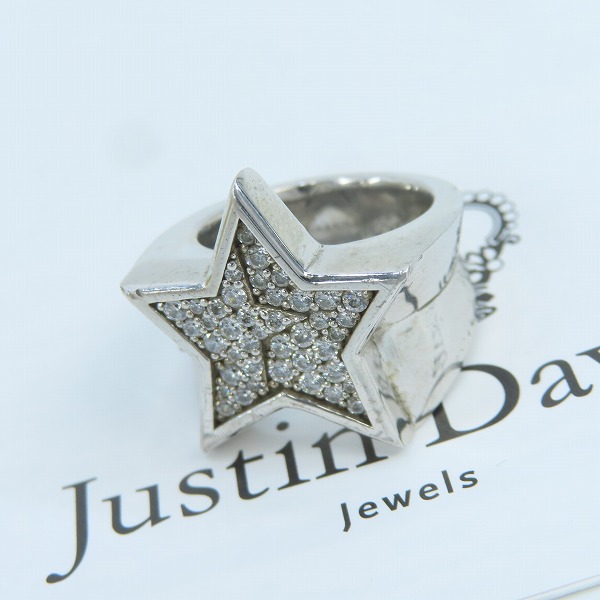 実際に弊社で買取させて頂いた【ギャラ付】Justin Davis/ジャスティンデイビス STAR CHILD/スターチャイルド リング シャイニー SRJ810/15号