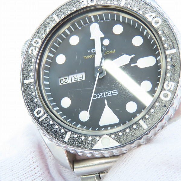 実際に弊社で買取させて頂いたSEIKO/セイコー ダイバー プロフェッショナル 200M 7C43-7010【動作未確認】の画像 6枚目