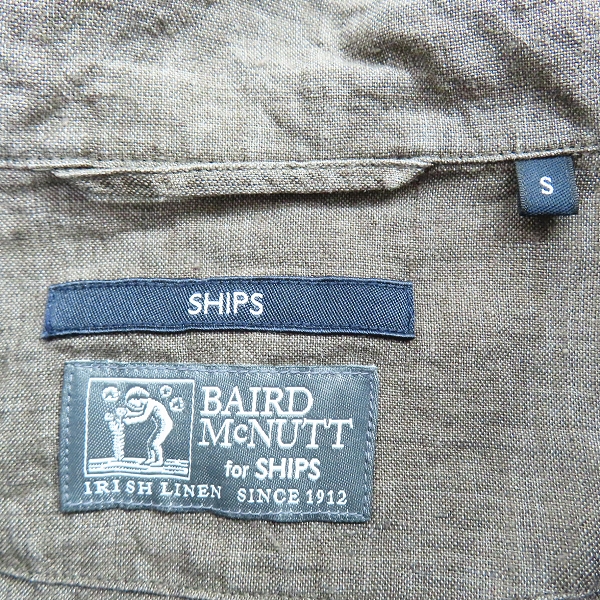 実際に弊社で買取させて頂いたSHIPS/シップス SC: BAIRD MCNUTT/リネン リラックス 7スリーブ カプリ シャツ 111-31-0224/Sの画像 2枚目