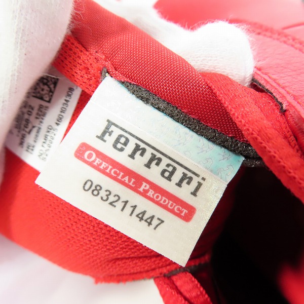 実際に弊社で買取させて頂いたPUMA×Ferrari/プーマ×フェラーリ SF R-キャットLS シューズ 306768-02/26.0の画像 6枚目