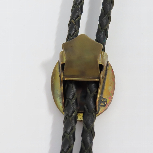 実際に弊社で買取させて頂いた（3）GANGSTERVILLE×Galcia/ギャングスタービル×ガルシア G ループタイ/ボロタイ/ブラス/シルバーの画像 2枚目