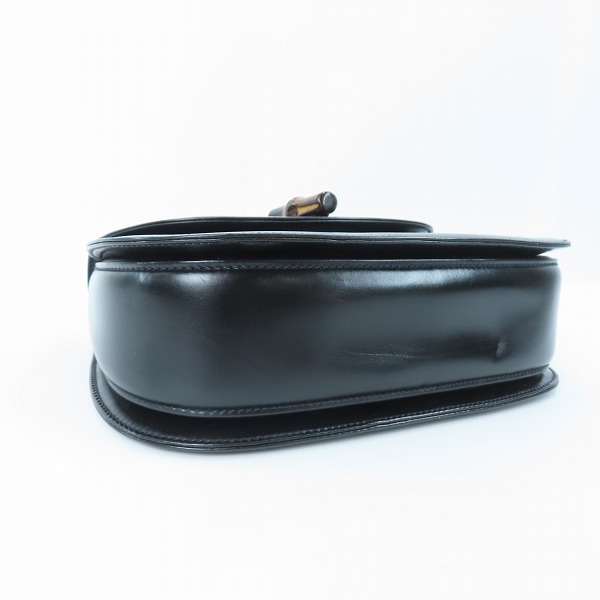 実際に弊社で買取させて頂いたGUCCI/グッチ オールドグッチ/ヴィンテージ バンブー レザーハンドバッグ の画像 2枚目