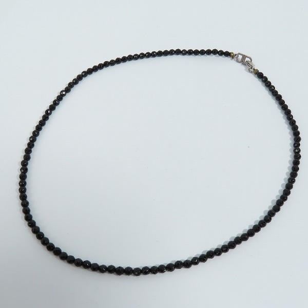 実際に弊社で買取させて頂いたJustin Davis/ジャスティンデイビス TINY ONYX chain タイニー オニキス チェーンネックレス SNJ330