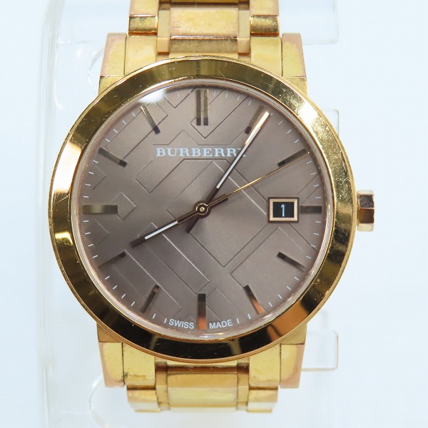 実際に弊社で買取させて頂いたBURBERRY/バーバリー  クォーツ  アナログ腕時計 BU9005【動作未確認】