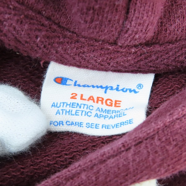 実際に弊社で買取させて頂いたChampion/チャンピオン プルオーバー パーカー/2Lの画像 2枚目