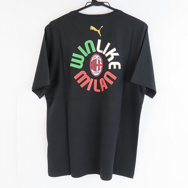 実際に弊社で買取させて頂いた【未使用】PUMA/プーマ ACミラン 2022 優勝記念 Tシャツ 773507/Lの画像 1枚目