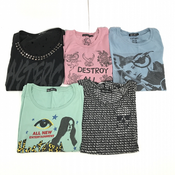 実際に弊社で買取させて頂いた【おまとめ】HYSTERIC GLAMOUR/ヒステリックグラマー Kurt Cobain/Destroy All Monsters 等 プリントTシャツ/カットソー