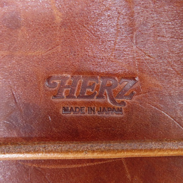 実際に弊社で買取させて頂いたHERZ/ヘルツ 半かぶせの二本ベルト リュック/レザー バックパック R-152の画像 3枚目