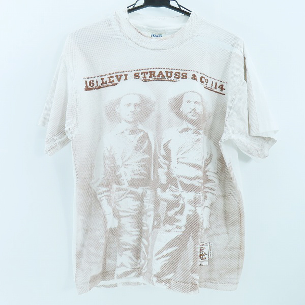 実際に弊社で買取させて頂いたLevi's/リーバイス 90S/USA製 プリント半袖Tシャツ M