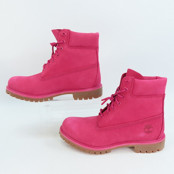 実際に弊社で買取させて頂いたTimberland/ティンバーランド 6INCH PREMIUM BOOTS W/L 50th EDITION MEDIUM RED NUBUCK ブーツ/TB 0A5VHD A46/9.5の画像 3枚目
