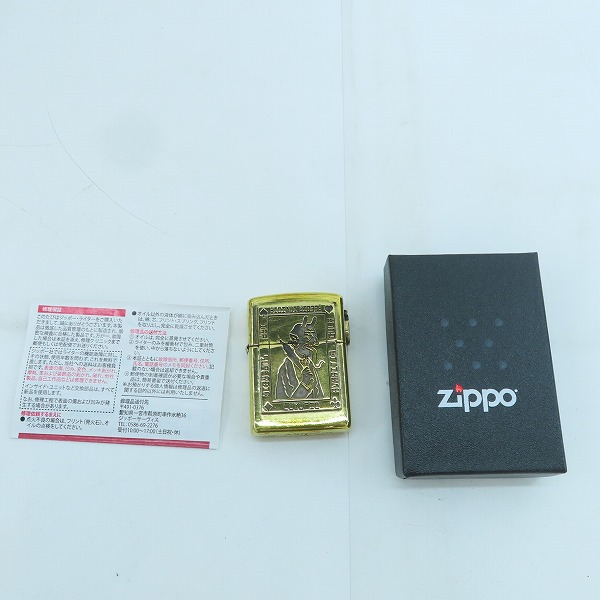 実際に弊社で買取させて頂いたZIPPO/ジッポー Gangsterville×galcia/ギャングスタービル×ガルシア ARMOR TYPE BRASS DEVIL CROSS 2018年製の画像 7枚目