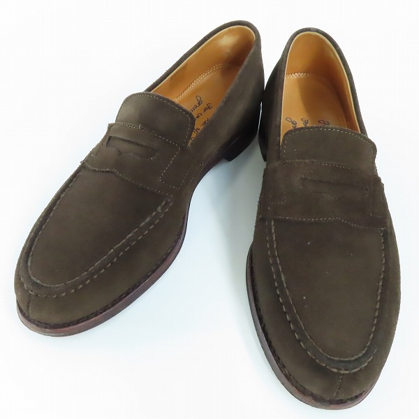 実際に弊社で買取させて頂いたJalan Sriwijaya×UNITED ARROWS/ジャランスリウァヤ×ユナイテッドアローズ スウェード ローファー 98622 38