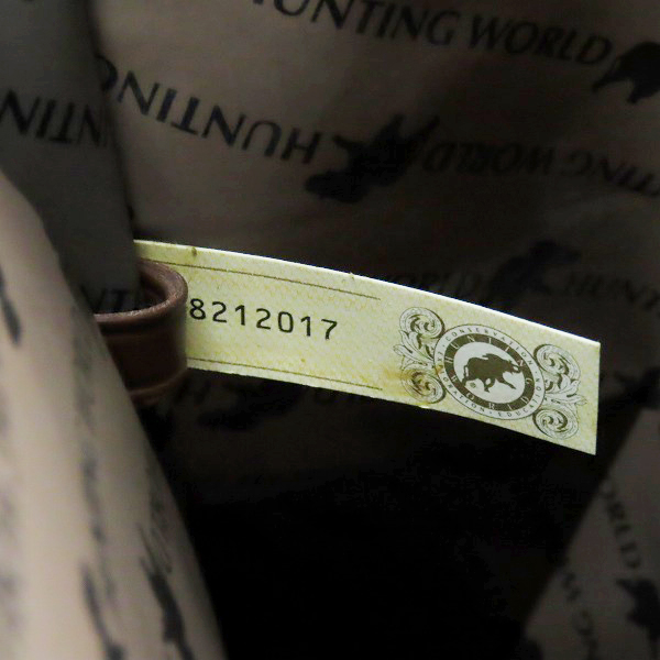 実際に弊社で買取させて頂いたHUNTING WORLD/ハンティングワールド サファリトゥデイ 2way ブリーフケース ビジネスバッグの画像 6枚目