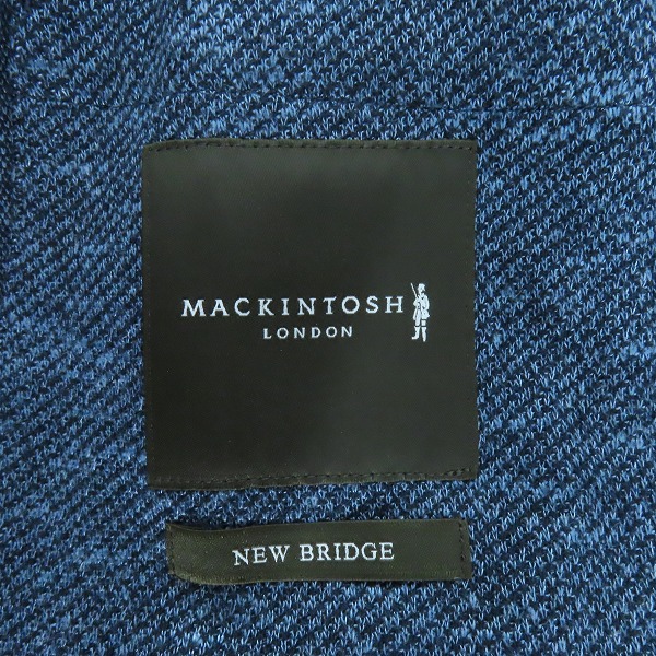実際に弊社で買取させて頂いた【未使用】MACKINTOSH LONDON/マッキントッシュロンドン テーラードジャケット G1D17-505-26/40Lの画像 3枚目