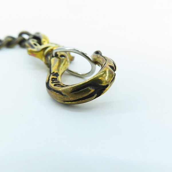 実際に弊社で買取させて頂いたGANGSTERVILLE×Galcia/ギャングスタービル×ガルシア SWALLOW WALLET-CHAIN/スワロー ウォレットチェーン/真鍮/ブラス 50cmの画像 6枚目