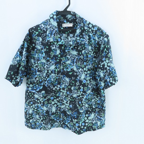 実際に弊社で買取させて頂いた【JPタグ】GIVENCHY/ジバンシィ Hawaii Floral Short Sleeve ハワイアン半袖シャツ BM60DV12MX/39