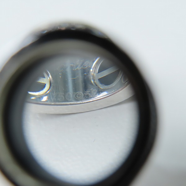 実際に弊社で買取させて頂いたCartier/カルティエ DIAMOND-PAVED CERAMIC LOVE RING ダイヤパヴェ セラミック ラブリング/12号の画像 6枚目