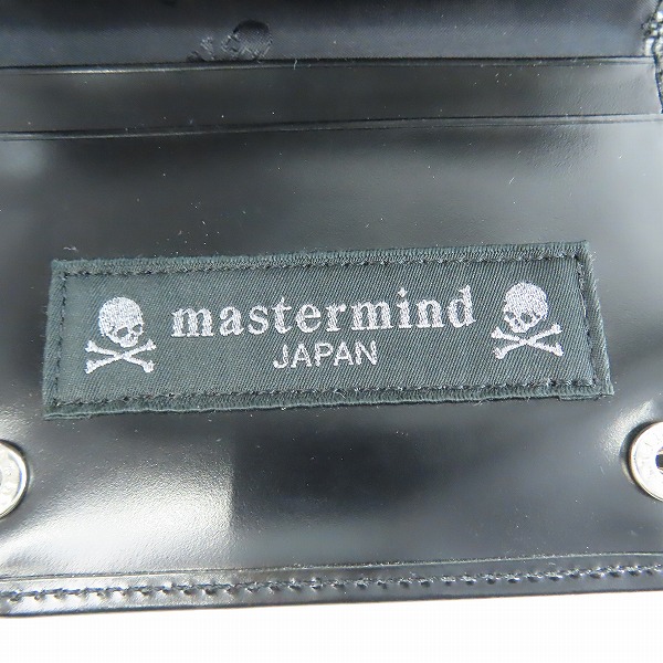 実際に弊社で買取させて頂いたmastermind/マスターマインド×PORTER/ポーター カード レザーケースの画像 6枚目