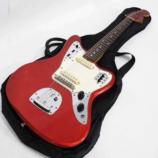 実際に弊社で買取させて頂いた★Fender Japan/フェンダージャパン JG-66 JAGUAR/ジャガー マッチングヘッド エレキギター ソフトケース付