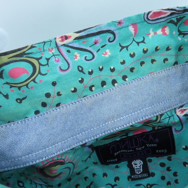 実際に弊社で買取させて頂いたMISHKA/ミシカ ペイズリー柄 長袖シャツ /XLの画像 5枚目