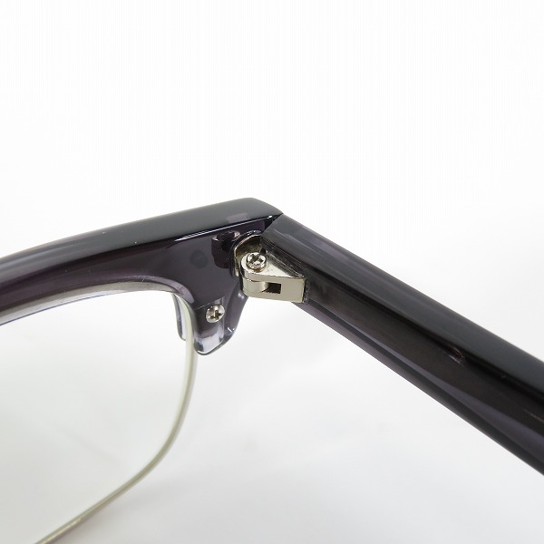 実際に弊社で買取させて頂いたKANEKO OPTICAL/金子眼鏡 恒眸作 手造 メガネフレーム T254 の画像 6枚目