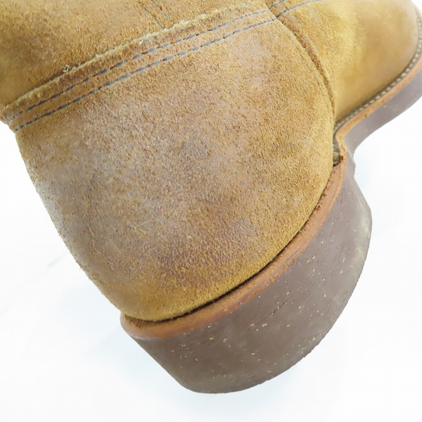 実際に弊社で買取させて頂いたRED WING/レッドウィング スウェードレザー ペコスブーツ 8188/8.5Eの画像 6枚目