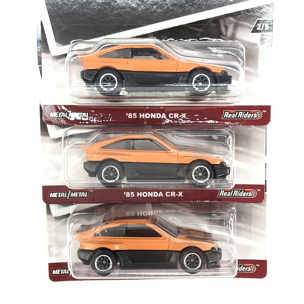 実際に弊社で買取させて頂いた【未開封】Hot Wheels/ホットウィール CLASSICS85 HONDA CR-X/HIGHER EDUCATION 3点セットの画像 2枚目
