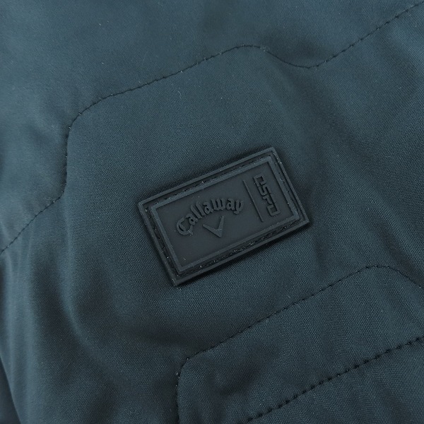実際に弊社で買取させて頂いた【未使用】Callaway/キャロウェイ ゴルフウェア 中綿プルオーバージャケット ブラック C21216103/Mの画像 6枚目