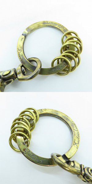 実際に弊社で買取させて頂いたGANGSTERVILLE×Galcia/ギャングスタービル×ガルシア DEVIL/デビル ウォレットチェーン ブラス/真鍮の画像 1枚目