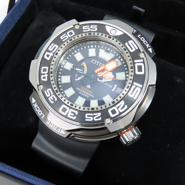 実際に弊社で買取させて頂いたCITIZEN/シチズン PROMASTER/プロマスター MARINE エコ・ドライブ 1000m BN7020-09E