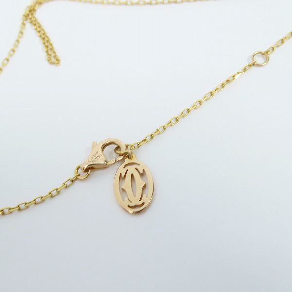 実際に弊社で買取させて頂いたCartier/カルティエ フォルサチェーン ネックレス/ロゴプレートネックレス AU750/K18の画像 1枚目