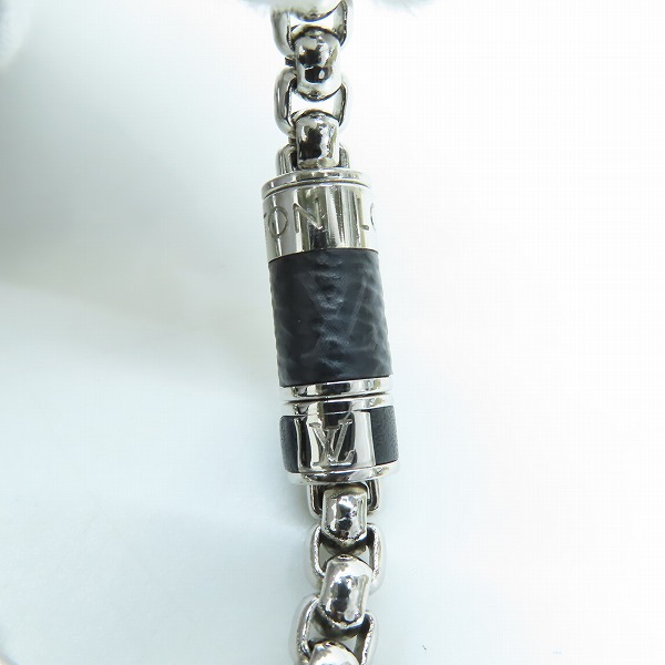 実際に弊社で買取させて頂いたLOUIS VUITTON/ルイヴィトン ブレスレット･チェーン モノグラム･エクリプス M63107の画像 4枚目