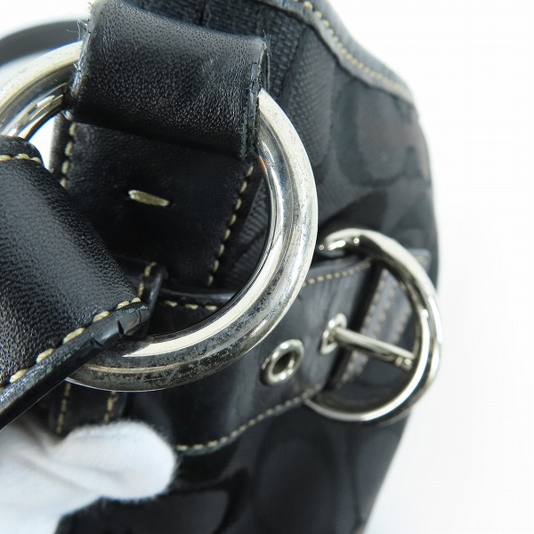 実際に弊社で買取させて頂いたCOACH/コーチ シグネチャー柄 ショルダーバッグ F05M-6740の画像 6枚目