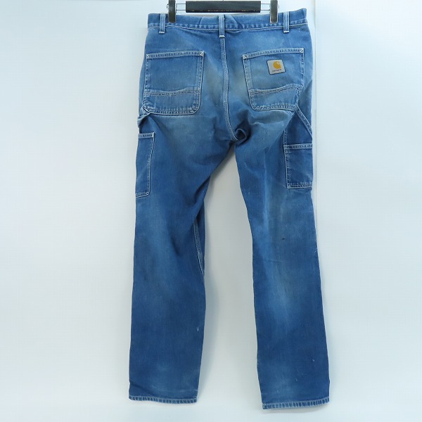 実際に弊社で買取させて頂いたCarhartt/カーハート RUCK SINGLE KNEE PANT デニム ペインターパンツ/32×32の画像 1枚目