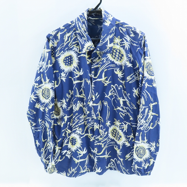 実際に弊社で買取させて頂いたBEAMS/ビームス アロハプリント コーチジャケット 11-18-4009-803/S