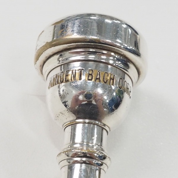 実際に弊社で買取させて頂いたVINCENT BACH/ヴィンセントバック 7C シルバー トランペット用 マウスピース の画像 1枚目