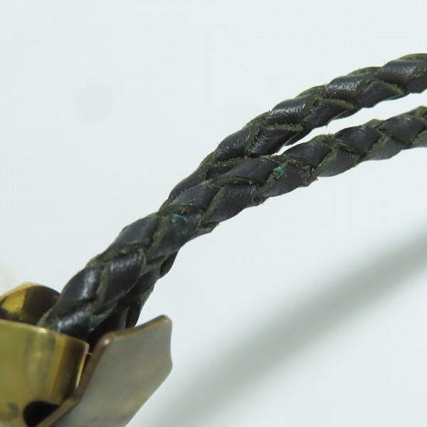 実際に弊社で買取させて頂いた(1)GANGSTERVILLE×Galcia/ギャングスタービル×ガルシア G ループタイ/ボロタイ/ブラス/シルバーの画像 8枚目